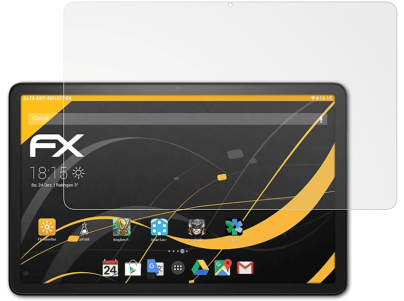 ATFOLIX 2x Displayschutz(für Amazon Fire 11) FX-Antireflex Max