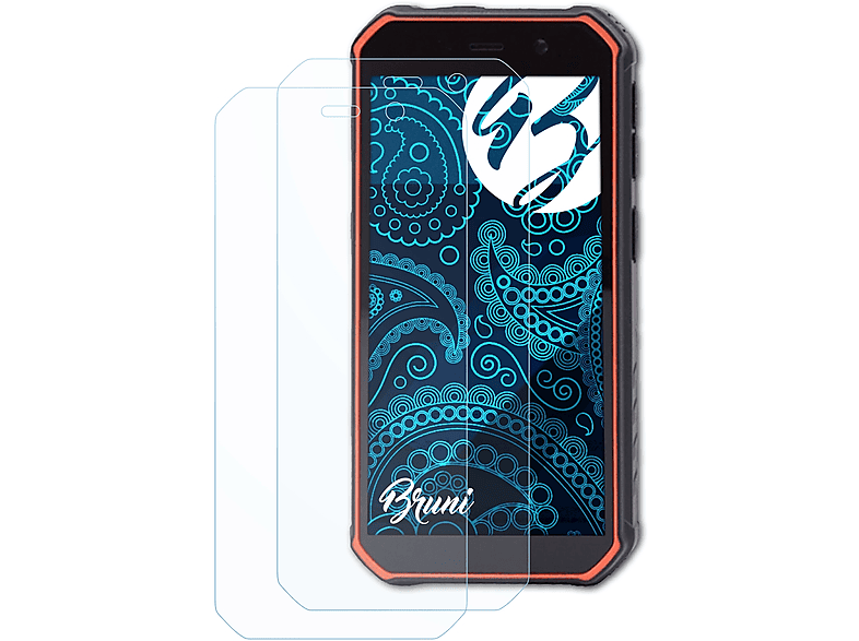 BRUNI 2x Basics-Clear Schutzfolie(für Olympia Trek) | Displayschutzfolien & Gläser