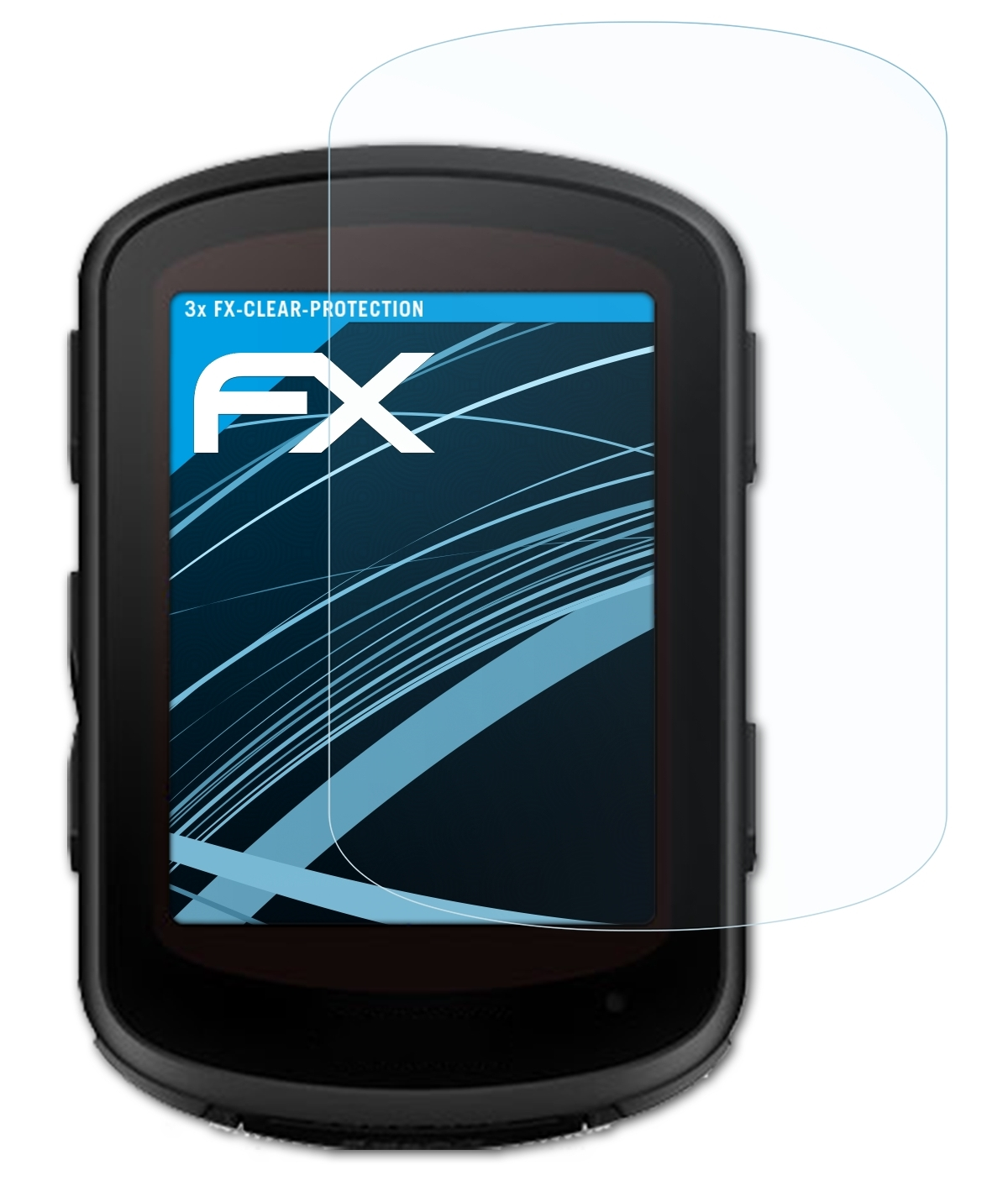 ATFOLIX Garmin Displayschutz(für Edge 840) FX-Clear 3x
