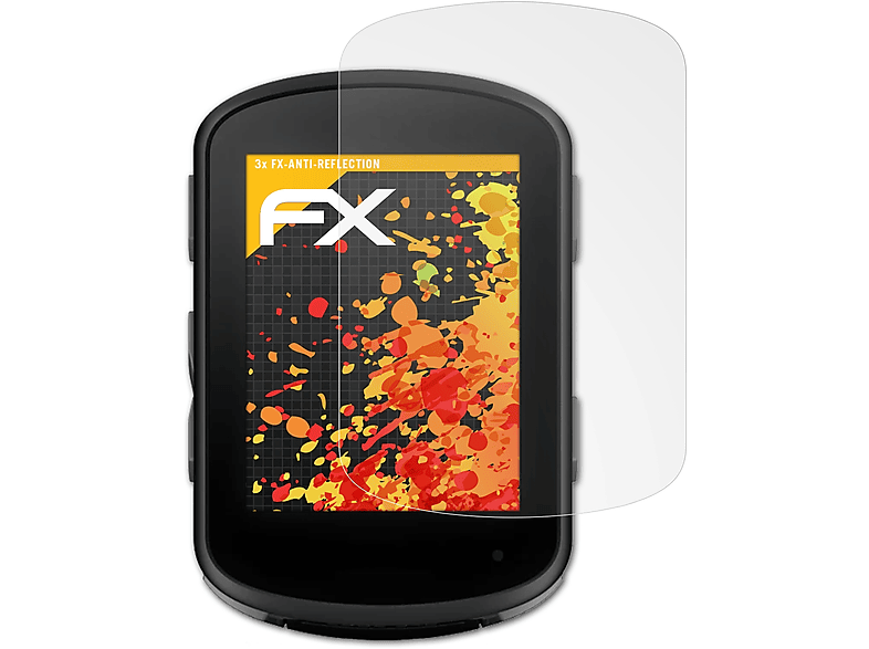 ATFOLIX 3x 540) FX-Antireflex Displayschutz(für Edge Garmin