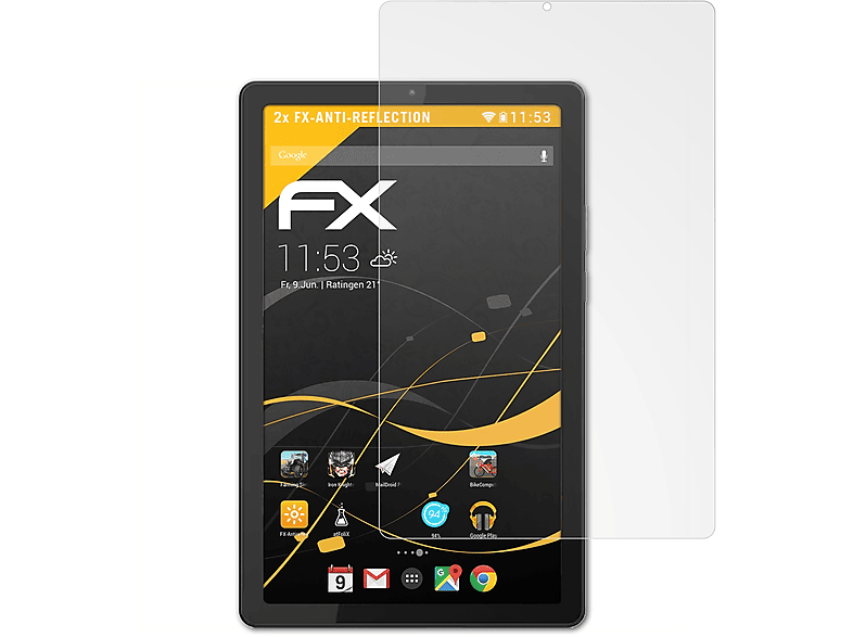 M9) FX-Antireflex Tab 2x ATFOLIX Lenovo Displayschutz(für