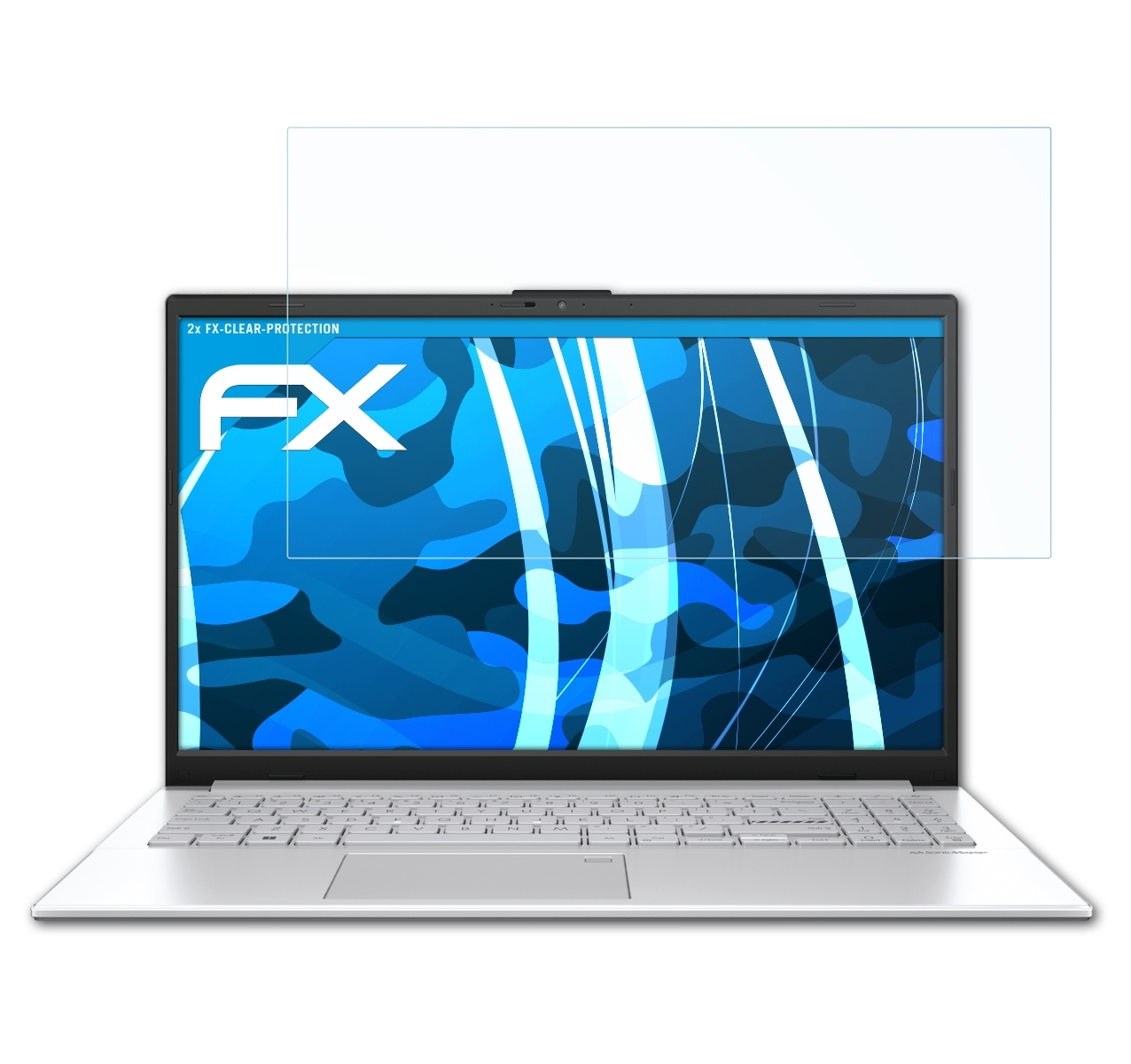 OLED 2x Go Asus ATFOLIX 15 FX-Clear Displayschutz(für Vivobook (2023))