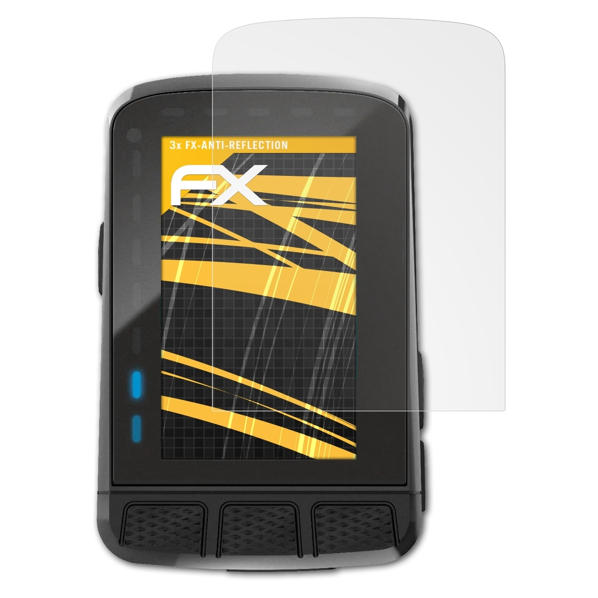ATFOLIX 3x FX-Antireflex Displayschutz(für Wahoo Roam Elemnt V2)