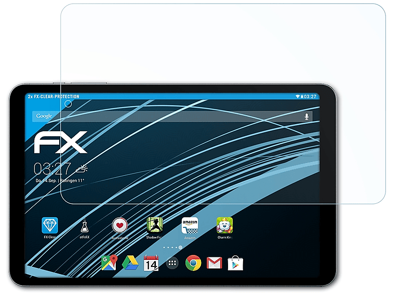 ATFOLIX 2x FX-Clear Displayschutz(für Alldocube iPlay 50 mini)