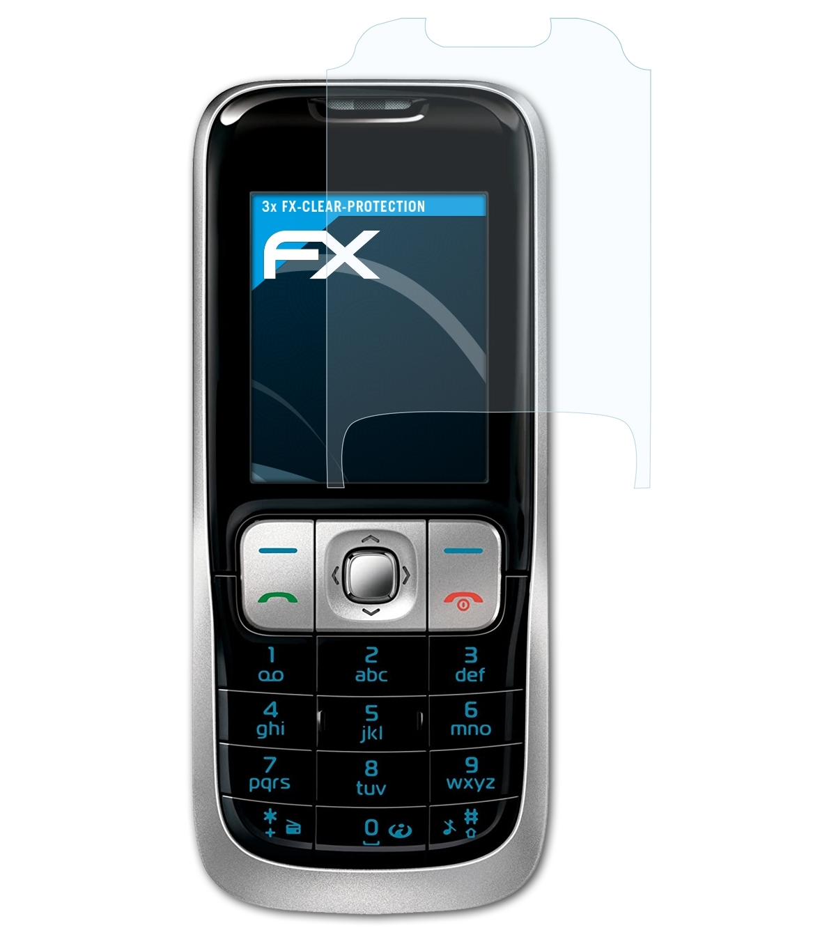 Displayschutz(für 2630) FX-Clear ATFOLIX Nokia 3x