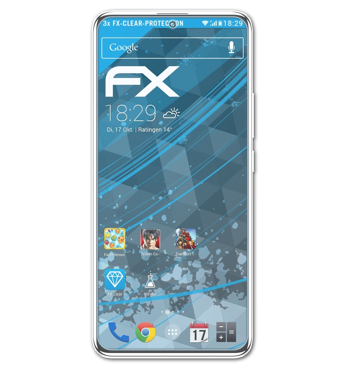 Poco FX-Clear ATFOLIX F5 Displayschutz(für Xiaomi 3x Pro)