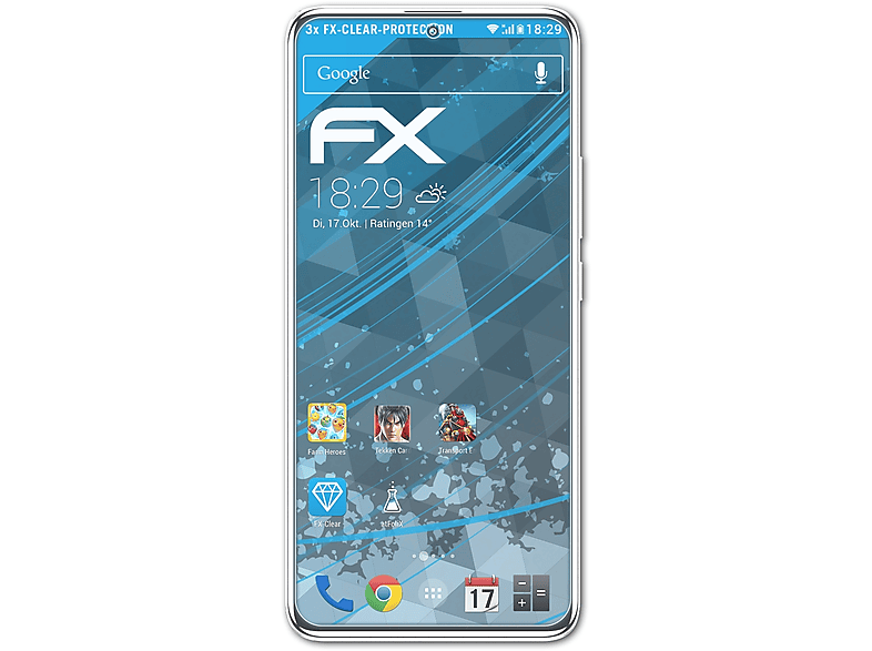 ATFOLIX 3x FX-Clear Displayschutz(für Poco F5 Pro) Xiaomi