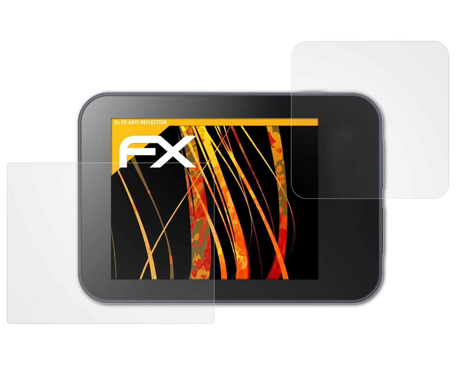 ATFOLIX 3x FX-Antireflex V50) Akaso Displayschutz(für