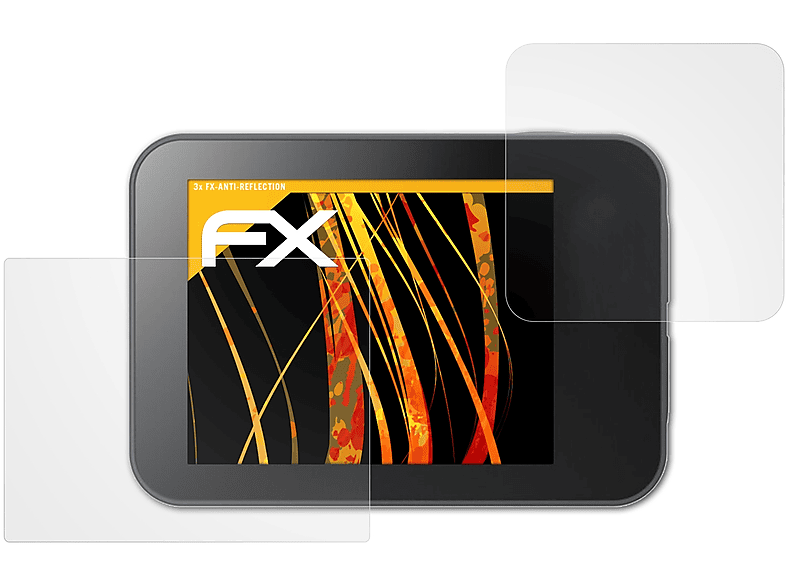 ATFOLIX 3x FX-Antireflex V50) Akaso Displayschutz(für