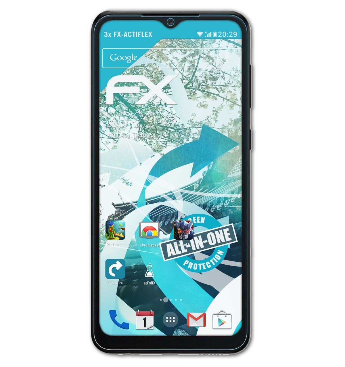 ATFOLIX 3x FX-ActiFleX A04 Galaxy Samsung (2022)) Displayschutz(für