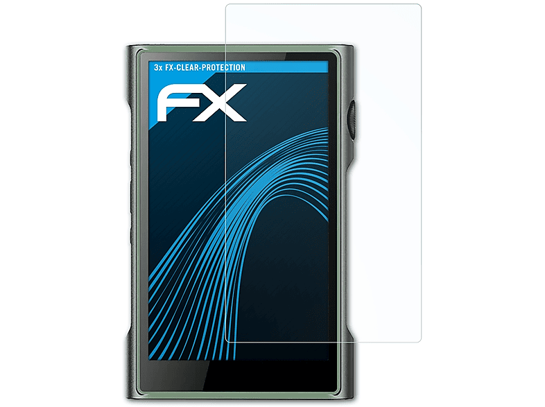 ATFOLIX 3x FX-Clear Displayschutz(für Shanling M3 Ultra)