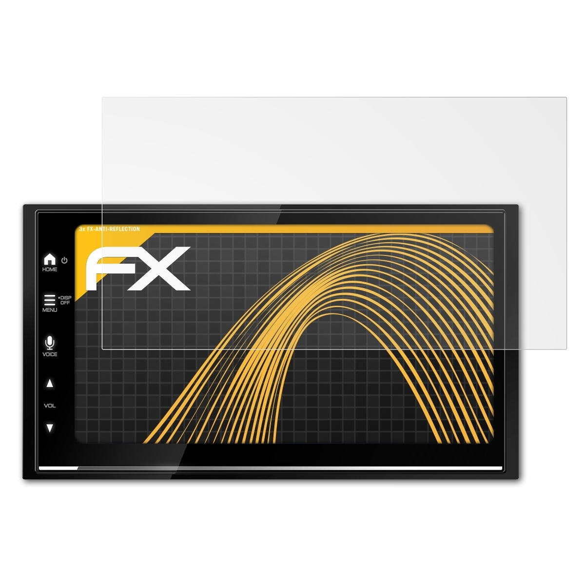3x FX-Antireflex ATFOLIX Displayschutz(für DMX7722DABS) Kenwood
