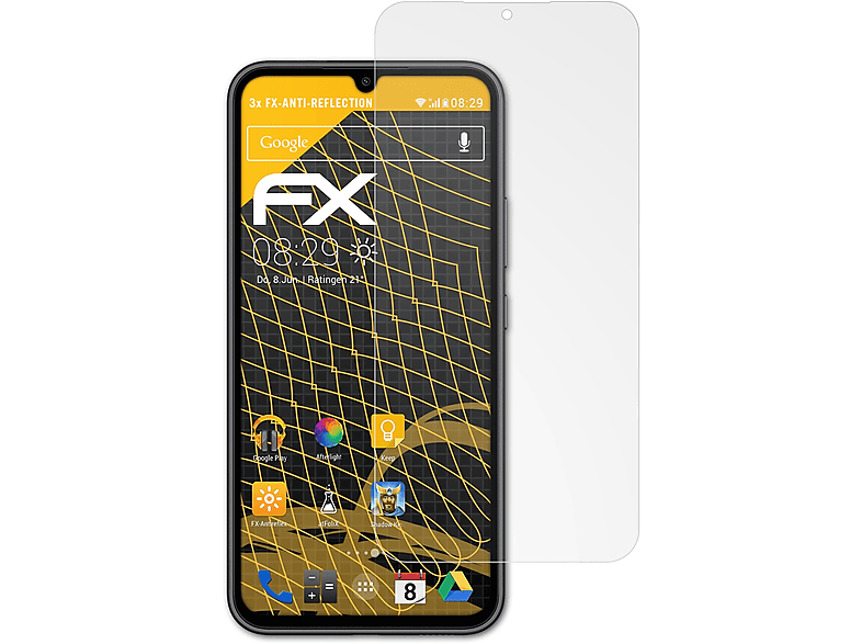 ATFOLIX 3x Displayschutz(für A34 5G) Galaxy FX-Antireflex Samsung
