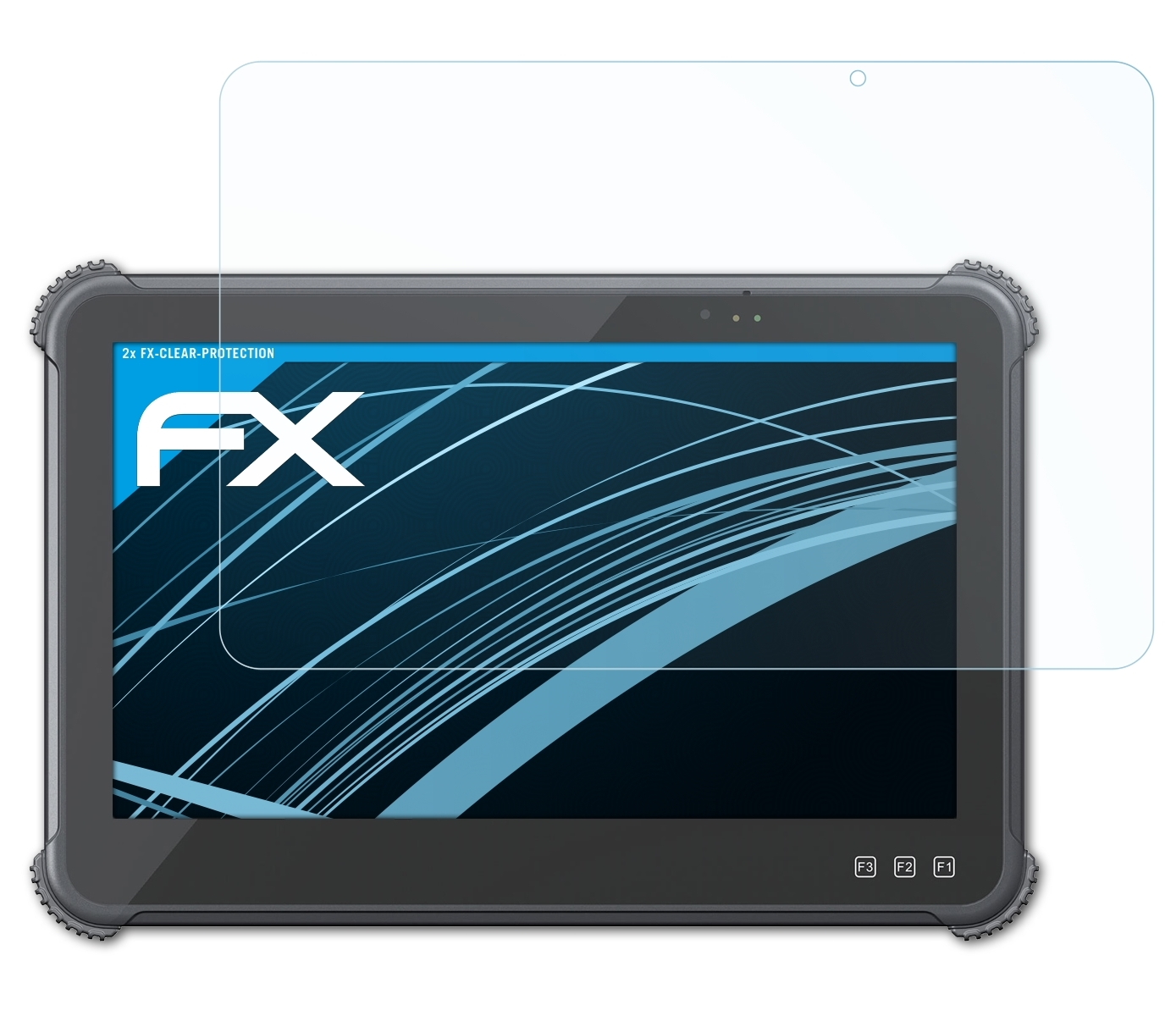 ATFOLIX 2x FX-Clear Displayschutz(für Mitac Cappuccino (11.6 Inch))