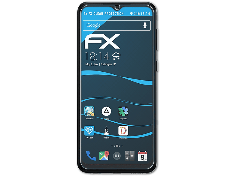 ATFOLIX 3x FX-Clear Displayschutz(für A04 Samsung (2022)) Galaxy