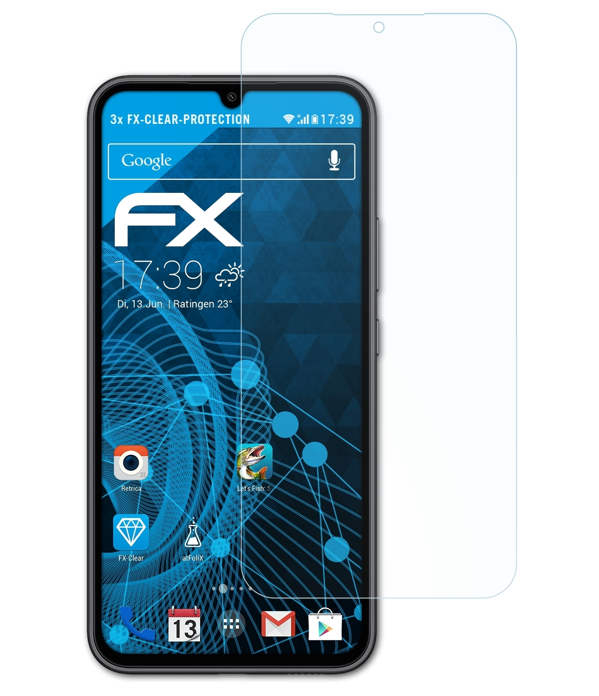 Samsung Displayschutz(für ATFOLIX 5G) FX-Clear 3x A34 Galaxy