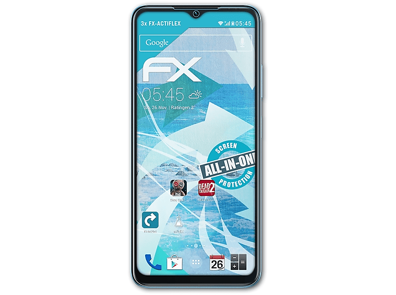 ATFOLIX 3x FX-ActiFleX Displayschutz(für Infinix Hot 30i)