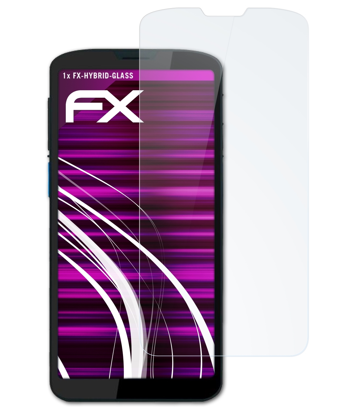 FX-Hybrid-Glass Plus) EA630 ATFOLIX Unitech Schutzglas(für