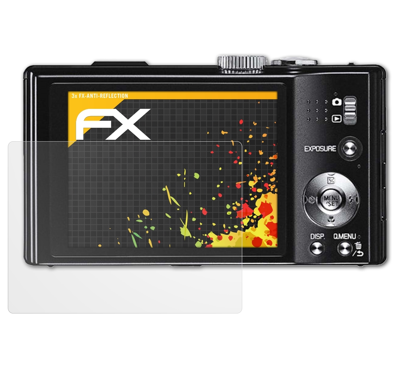 ATFOLIX 3x FX-Antireflex Leica Displayschutz(für V-Lux 30)