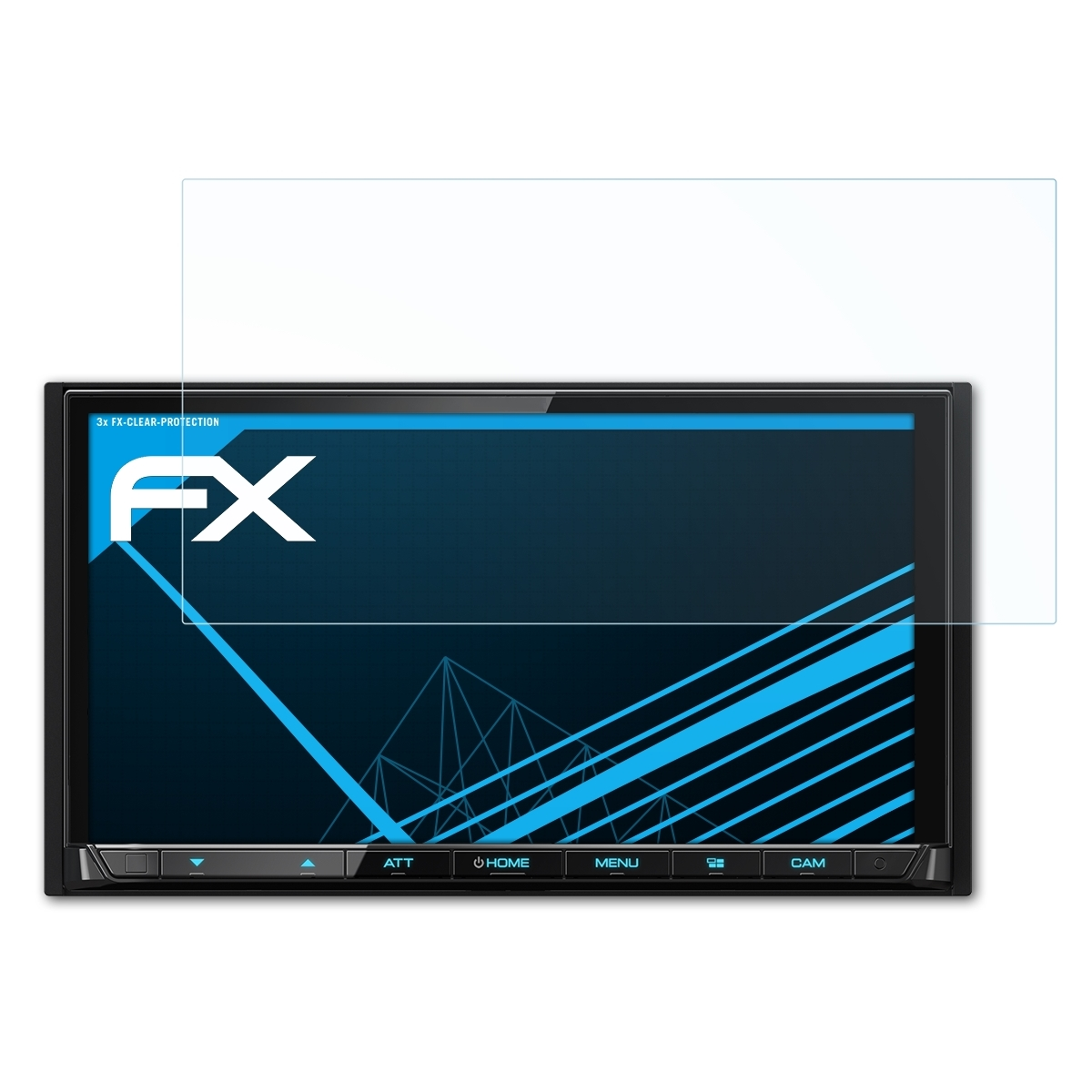 ATFOLIX 3x FX-Clear Kenwood DMX8021DABS) Displayschutz(für