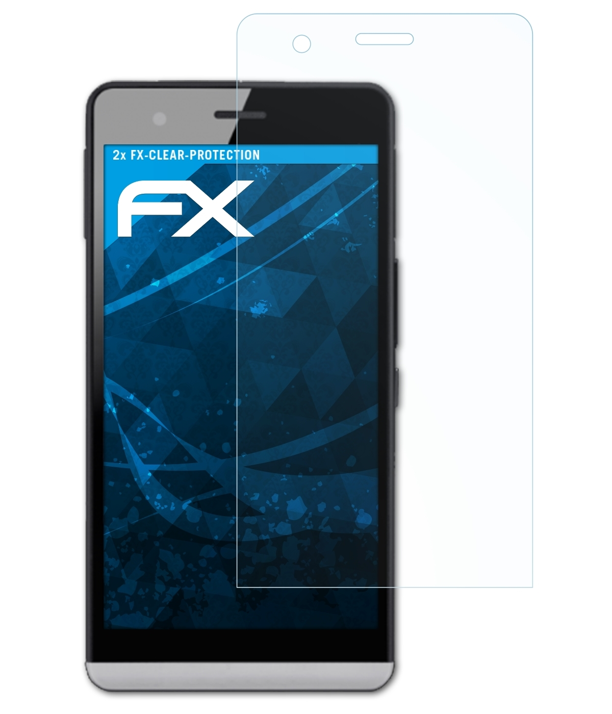 ATFOLIX 2x FX-Clear Displayschutz(für Bluebird SF550)