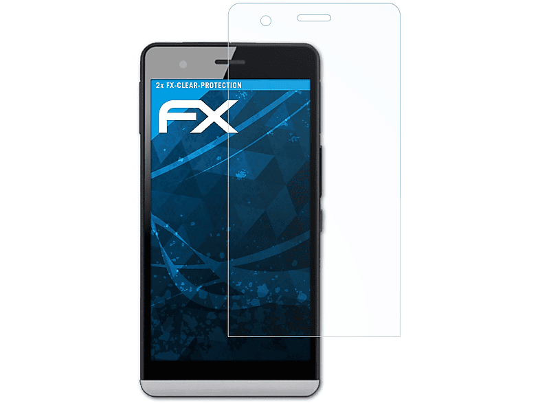 ATFOLIX 2x FX-Clear Displayschutz(für SF550) Bluebird