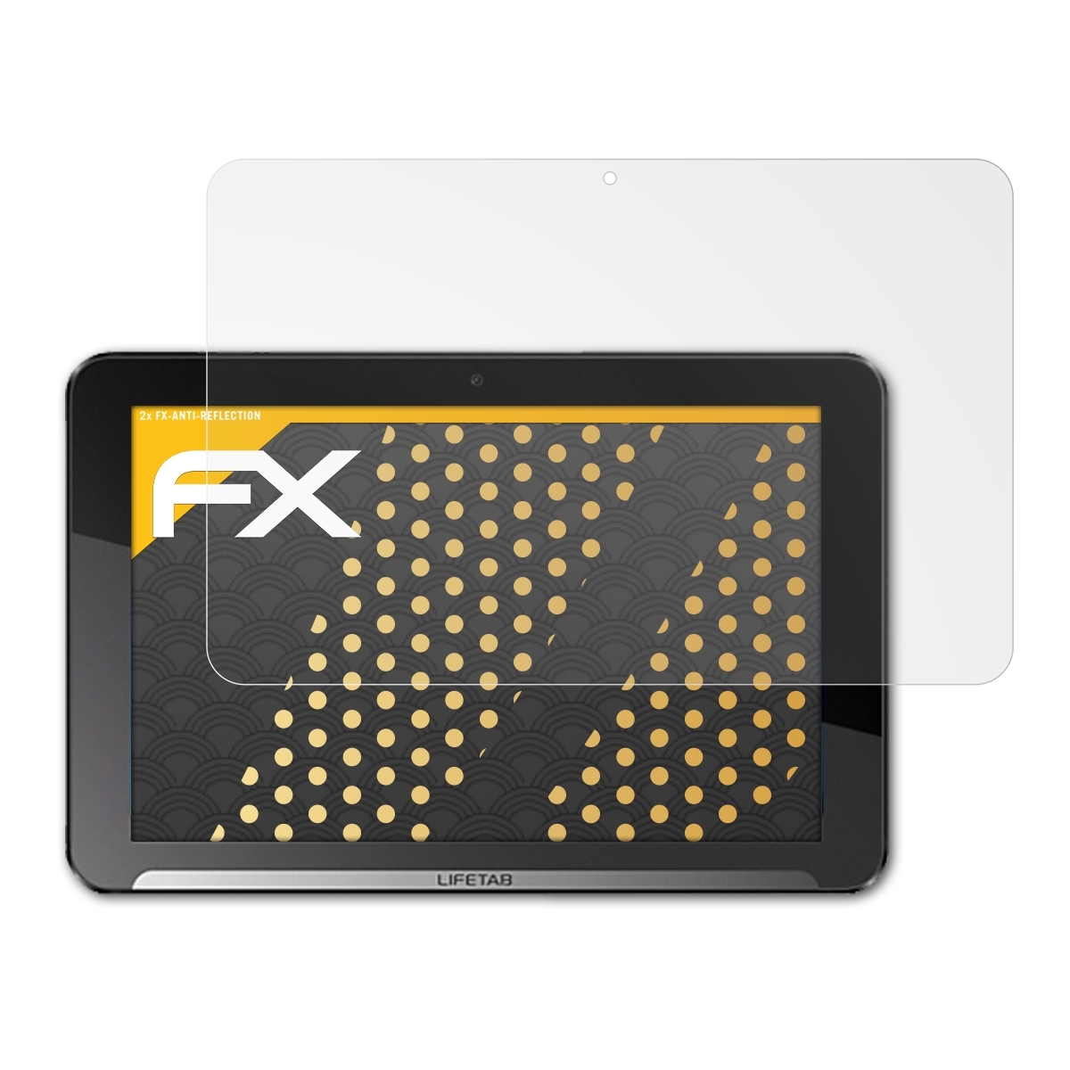 ATFOLIX 2x FX-Antireflex Displayschutz(für Medion (MD99192)) LIFETAB E10311