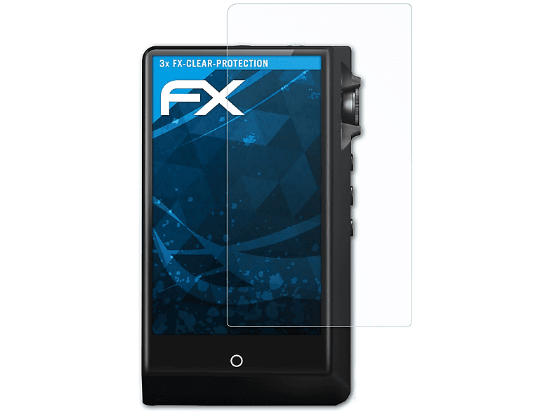 FX-Clear N6ii) ATFOLIX Displayschutz(für Cayin 3x