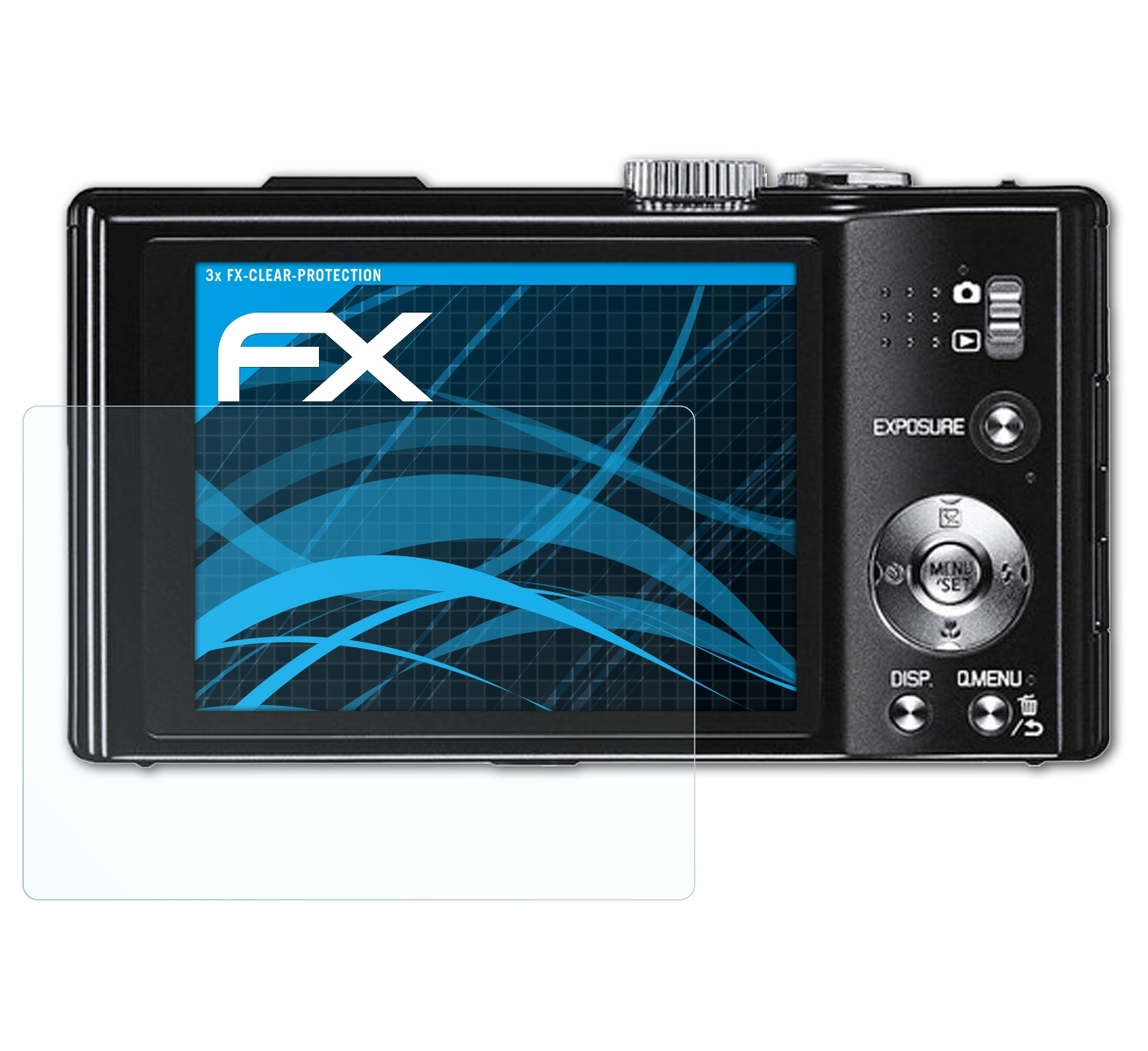 FX-Clear Displayschutz(für Leica 30) ATFOLIX V-Lux 3x