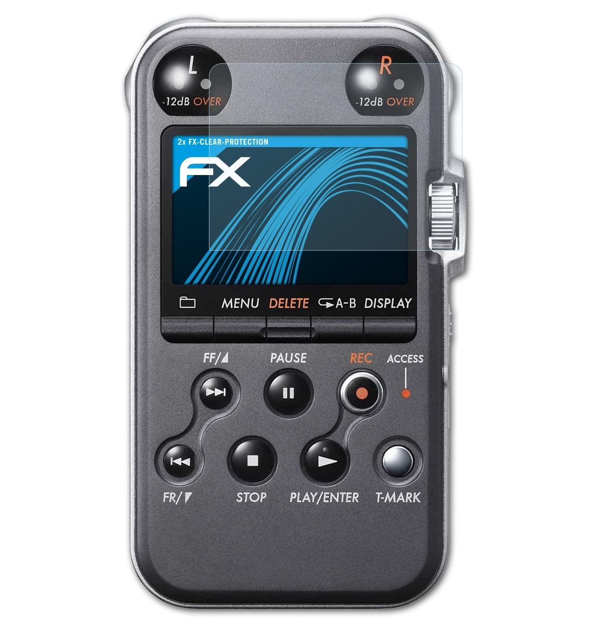 ATFOLIX 2x FX-Clear Displayschutz(für Sony PCM-M10/B)