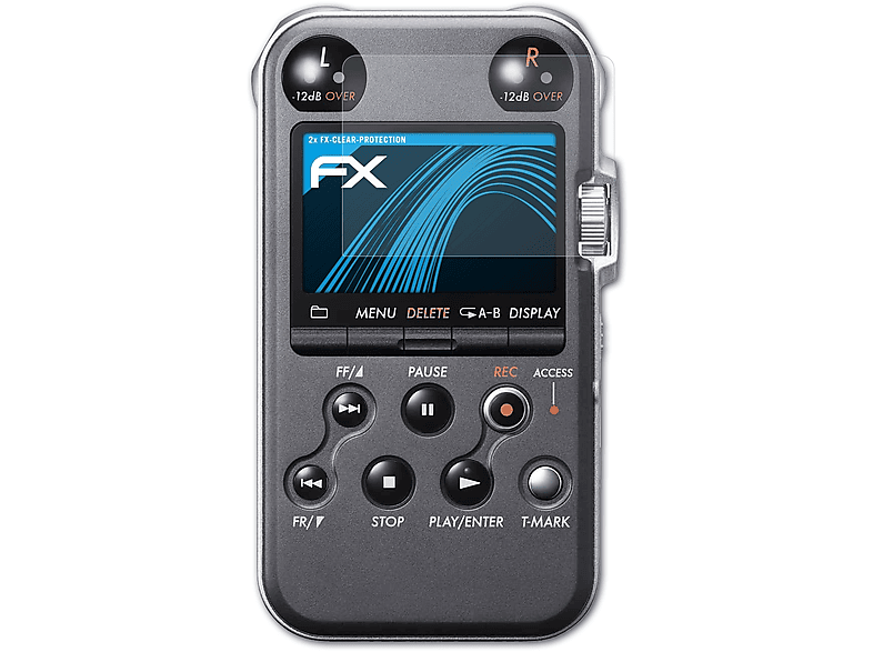 ATFOLIX 2x FX-Clear Displayschutz(für Sony PCM-M10/B)
