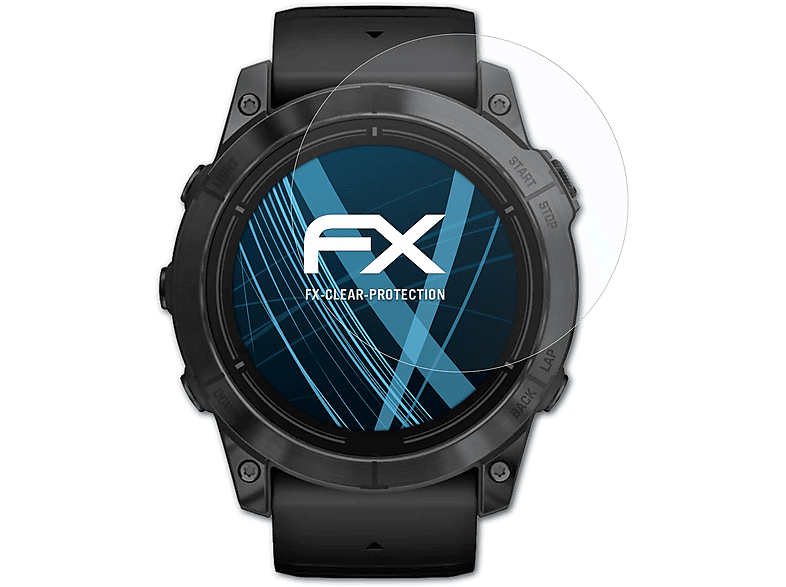 ATFOLIX 3x FX-Clear Displayschutz(für Garmin (51 Pro mm)) Epix Gen 2