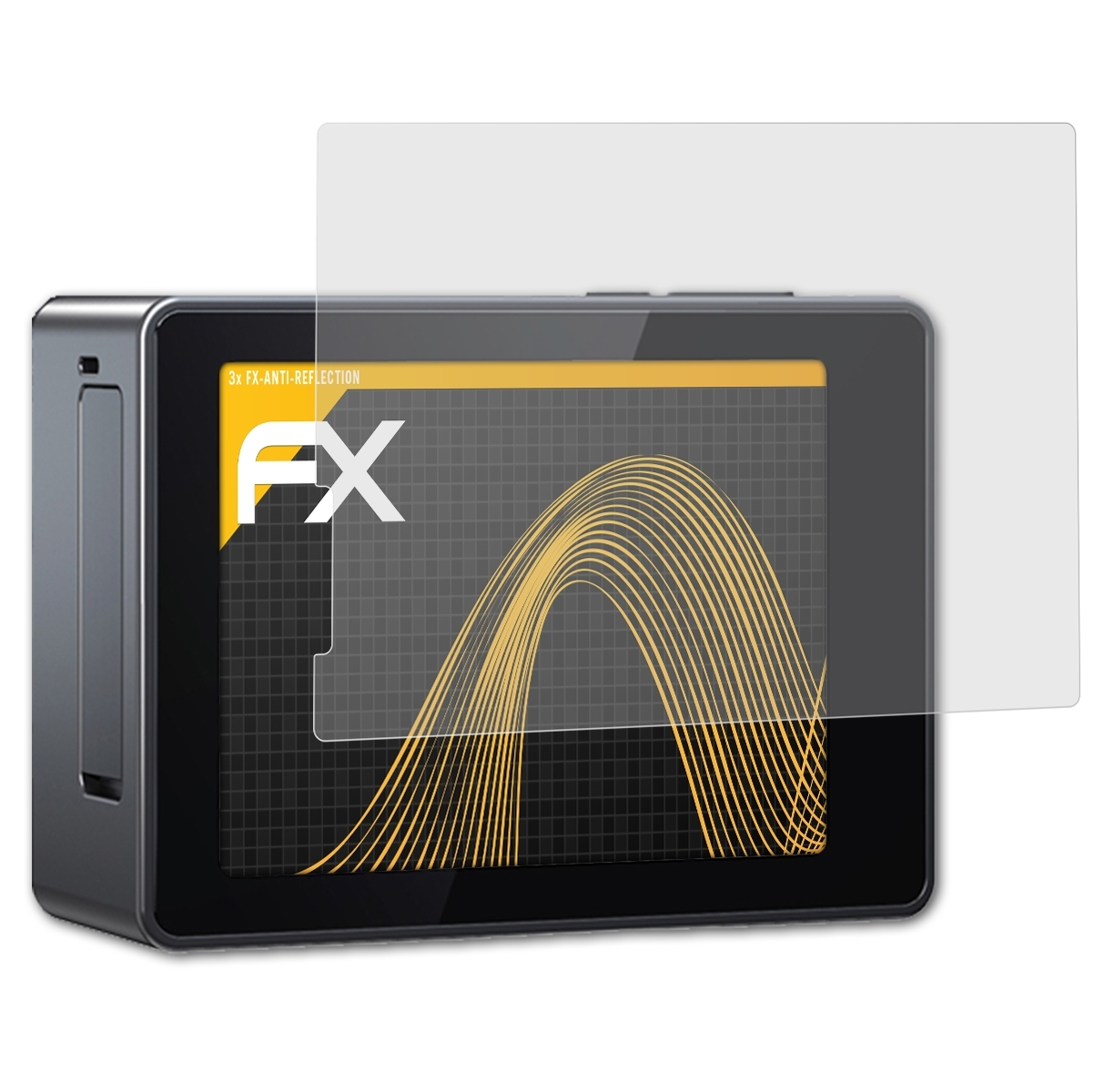 ATFOLIX A80) Apeman 3x FX-Antireflex Displayschutz(für