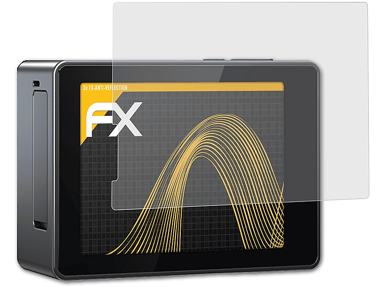 ATFOLIX Apeman Displayschutz(für FX-Antireflex A80) 3x