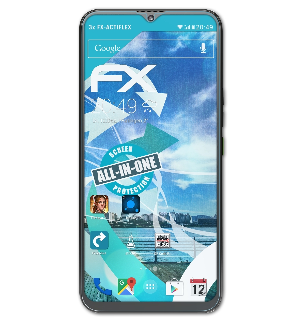 ATFOLIX 3x FX-ActiFleX Displayschutz(für Rephone rephone)