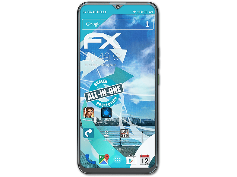 ATFOLIX 3x FX-ActiFleX Displayschutz(für rephone) Rephone