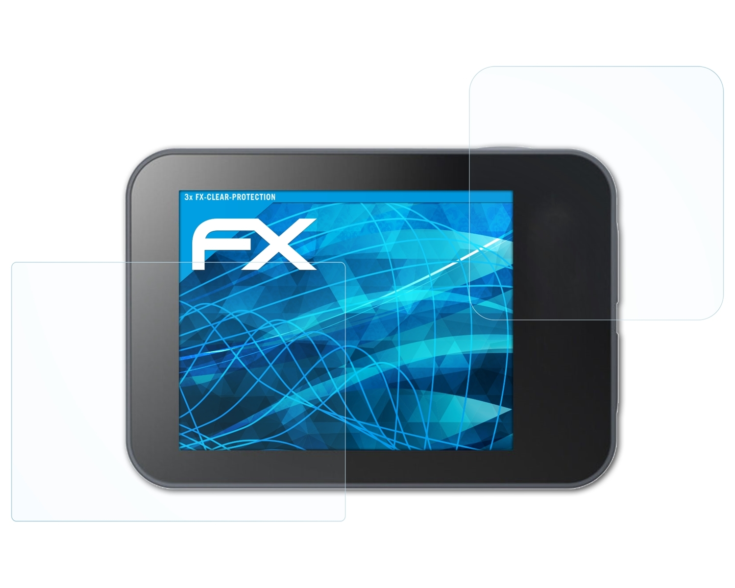 ATFOLIX 3x FX-Clear Displayschutz(für Akaso V50)