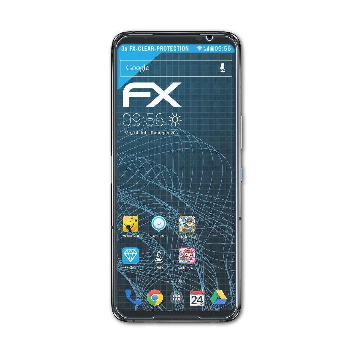 7 Ultimate) 3x Asus ATFOLIX FX-Clear Displayschutz(für ROG Phone