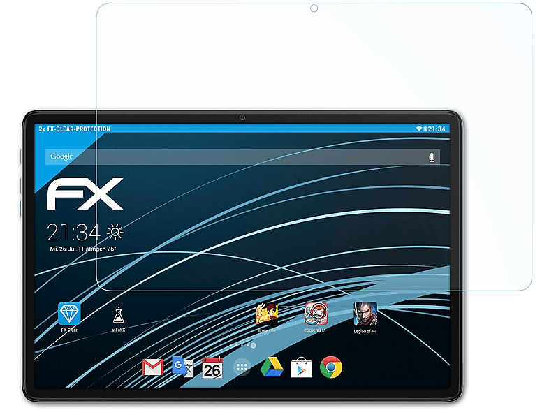 ATFOLIX 2x FX-Clear Displayschutz(für P30s) Teclast