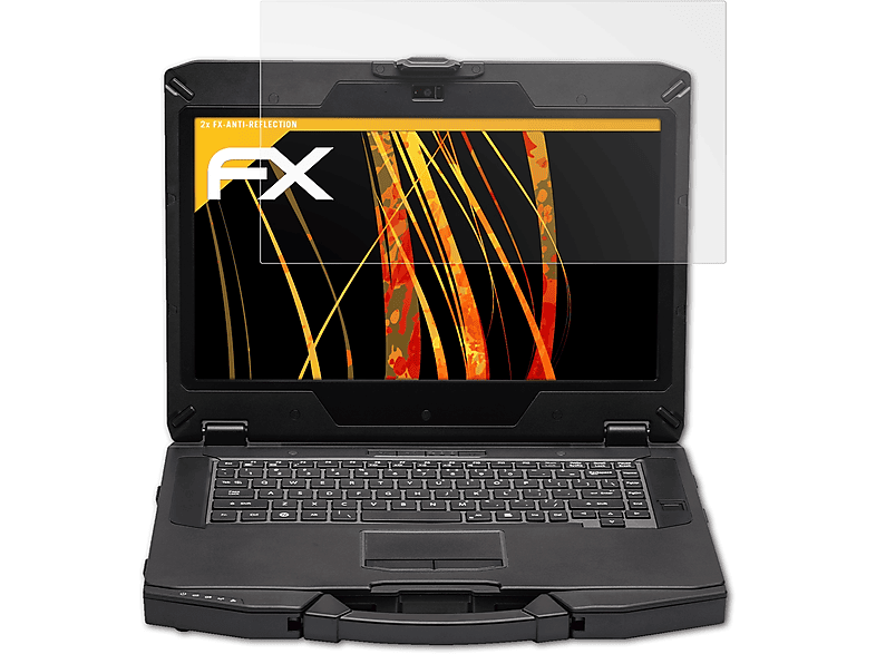 2x FX-Antireflex S14I ATFOLIX Durabook Displayschutz(für Laptop)