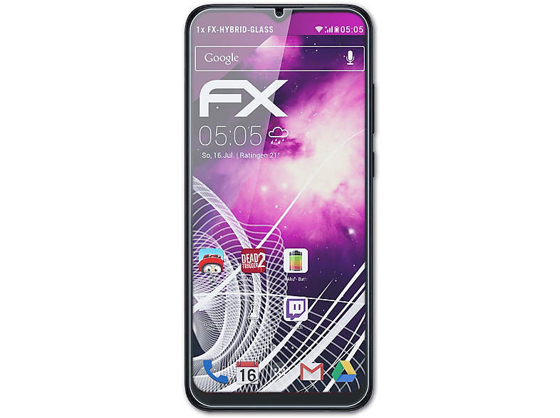 FX-Hybrid-Glass A04e Samsung (2022)) Galaxy ATFOLIX Schutzglas(für