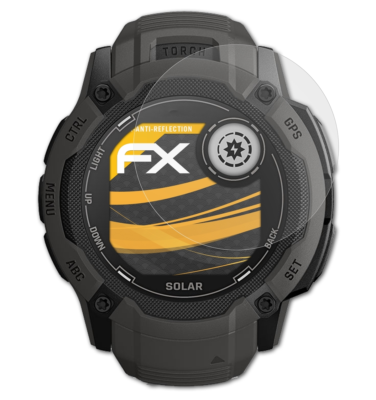 ATFOLIX 3x FX-Antireflex Displayschutz(für Garmin 2X) Instinct