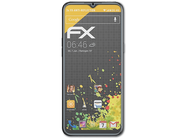 ATFOLIX 3x FX-Antireflex Displayschutz(für 6i) Realme