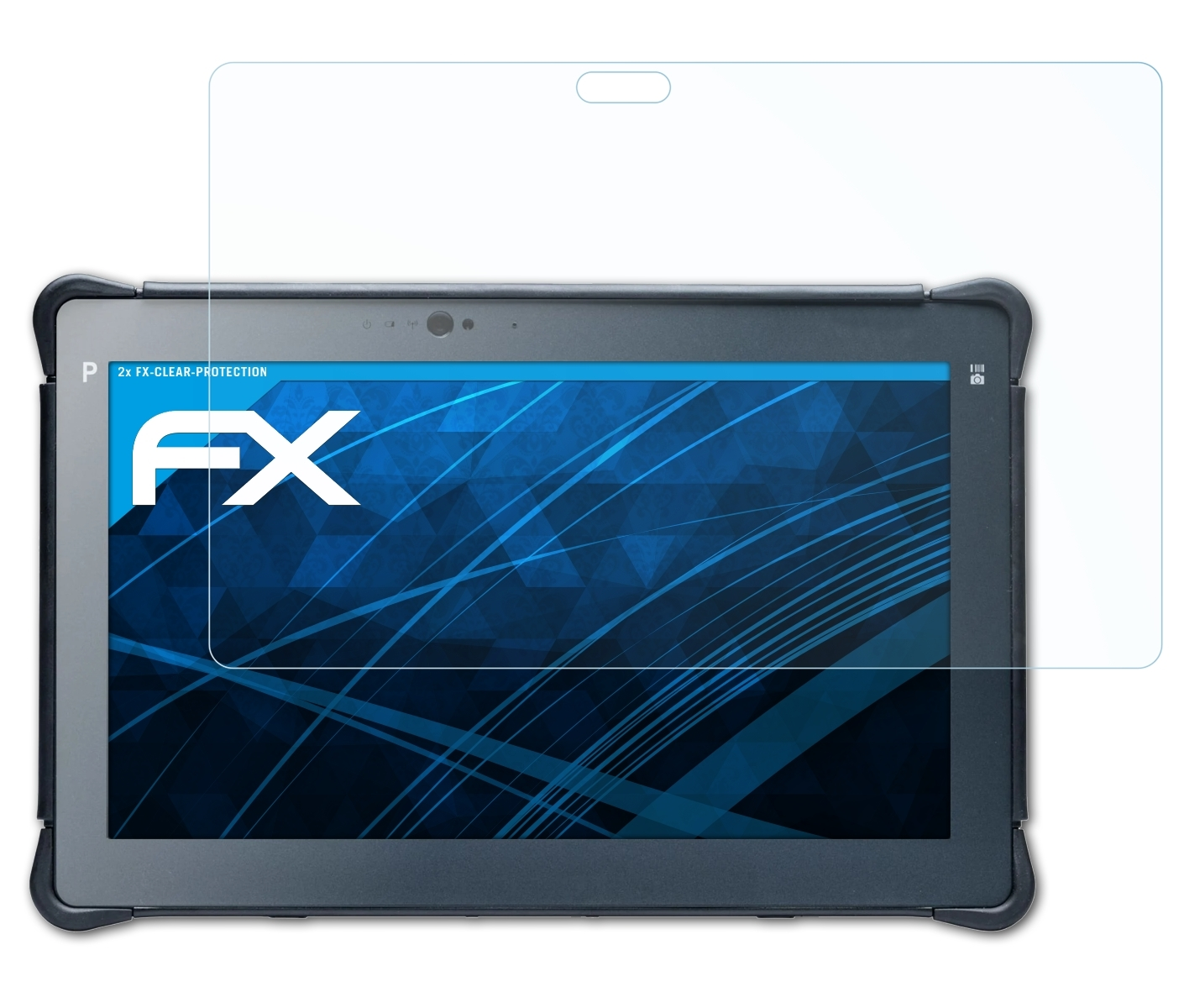 ATFOLIX 2x Displayschutz(für FX-Clear R11 Durabook Tablet)