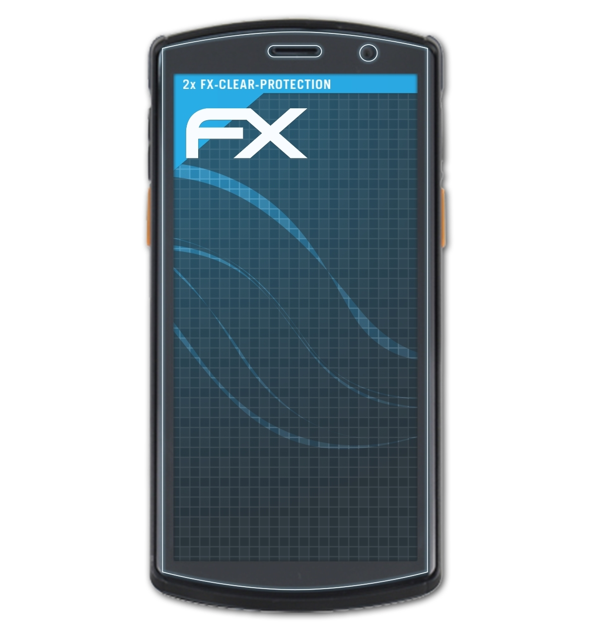 ATFOLIX 2x FX-Clear 5G) Displayschutz(für DT50 Urovo