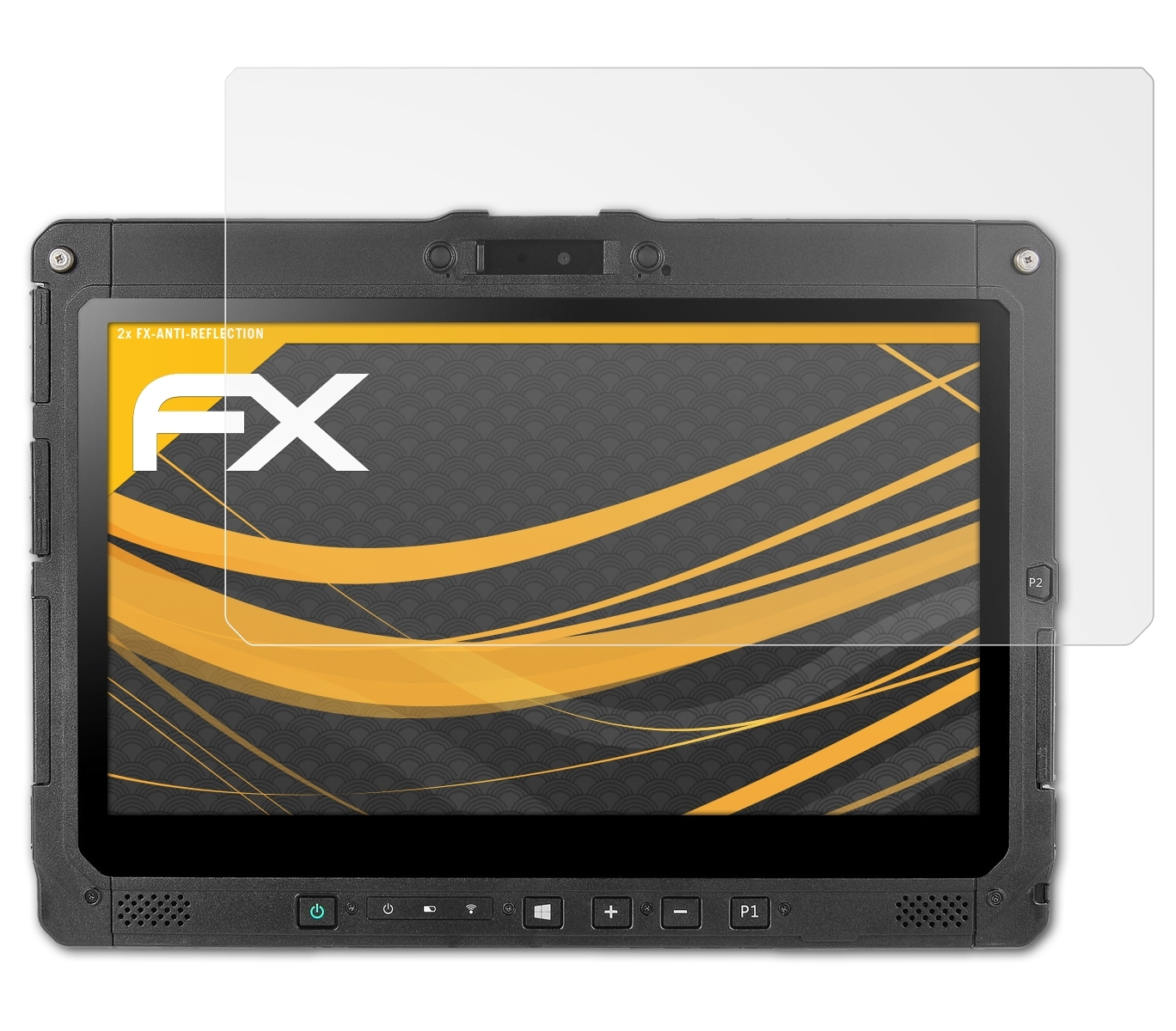 ATFOLIX 2x Displayschutz(für K120) FX-Antireflex Getac