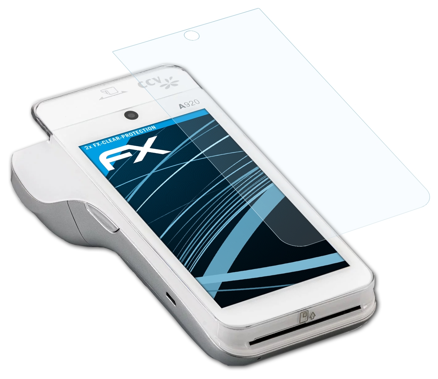 Duratec ATFOLIX FX-Clear 2x Plus) A920 Displayschutz(für