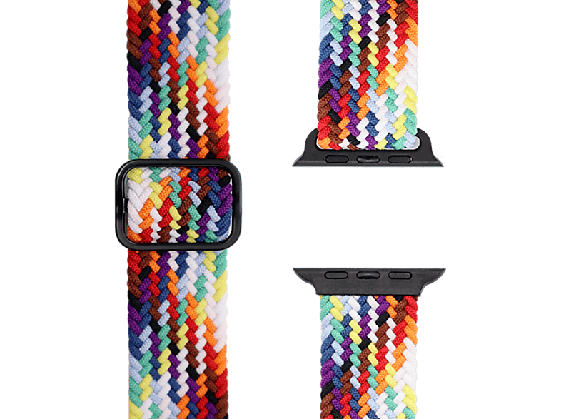 Ultra, und | 1 Geflochtenes SE, - / Ultra | 45mm, APFELBAND Apple, 42mm Loop Series 44mm 2 9, Flex Rainbow Watch Series Ersatzarmband,