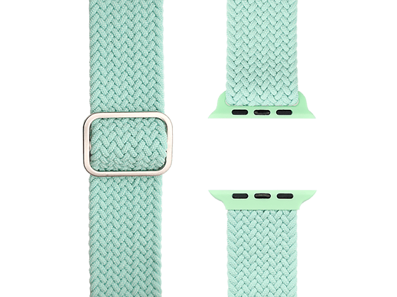 APFELBAND Geflochtenes Flex Loop / Watch | und | Series 9 41mm, - Minzgrün Ersatzarmband, SE, 1 38mm Series 40mm Apple