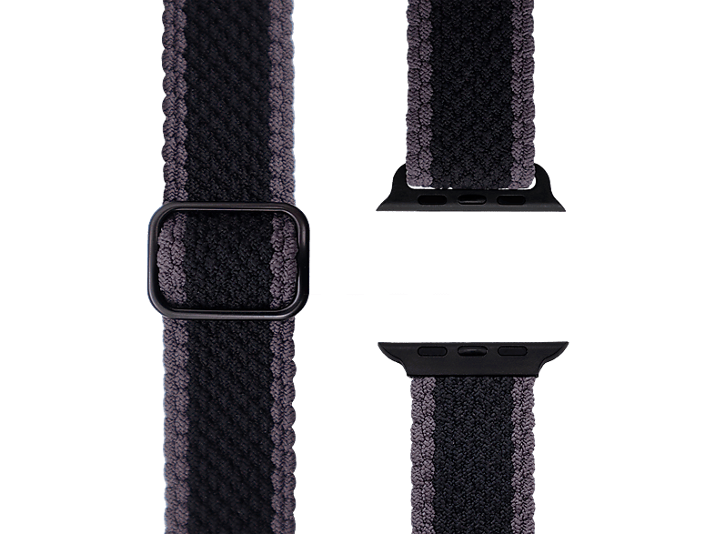 APFELBAND Geflochtenes Flex Loop 1 Series Series | - / Ersatzarmband, Schwarz und Apple, 40mm 9 Watch | 38mm Bicolor 41mm, SE